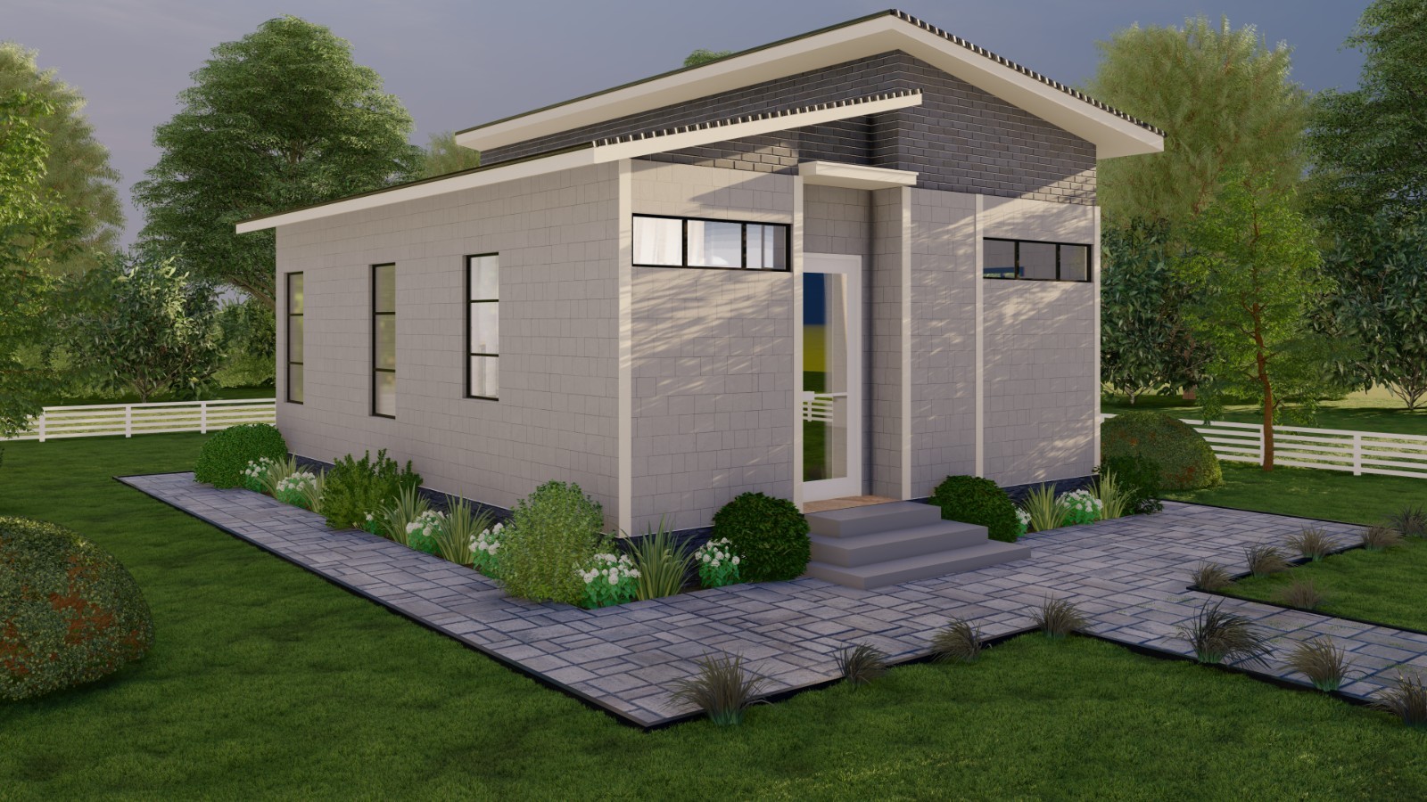 Generic Tiny House Plan 26×20 – 520 Sqft Cabin Cottage Layout Blueprint