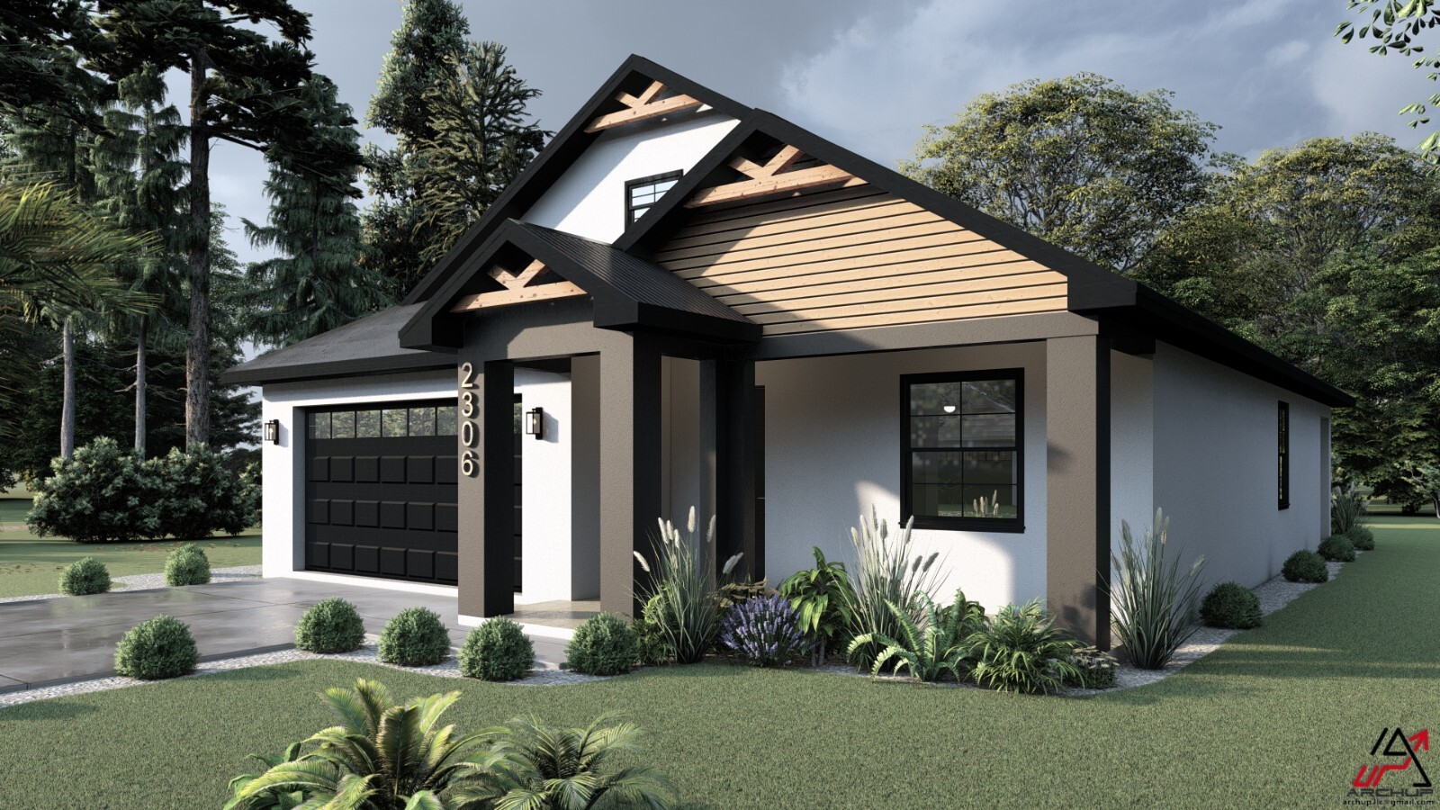 BLUEPRINTS GEORGIA HOUSE PLAN ARCHUP #119