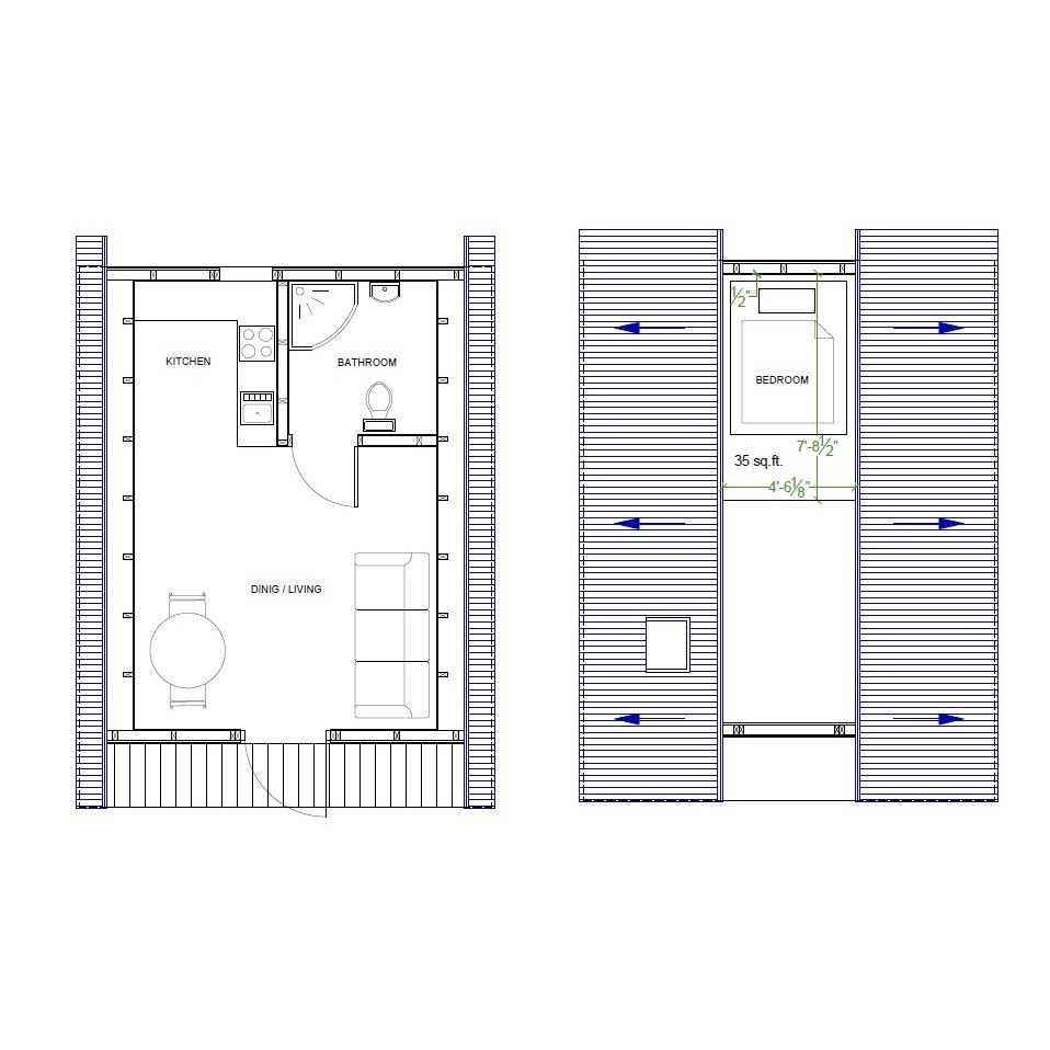A-Frame Cabin Plans –14×16 Compact Triangle House Design