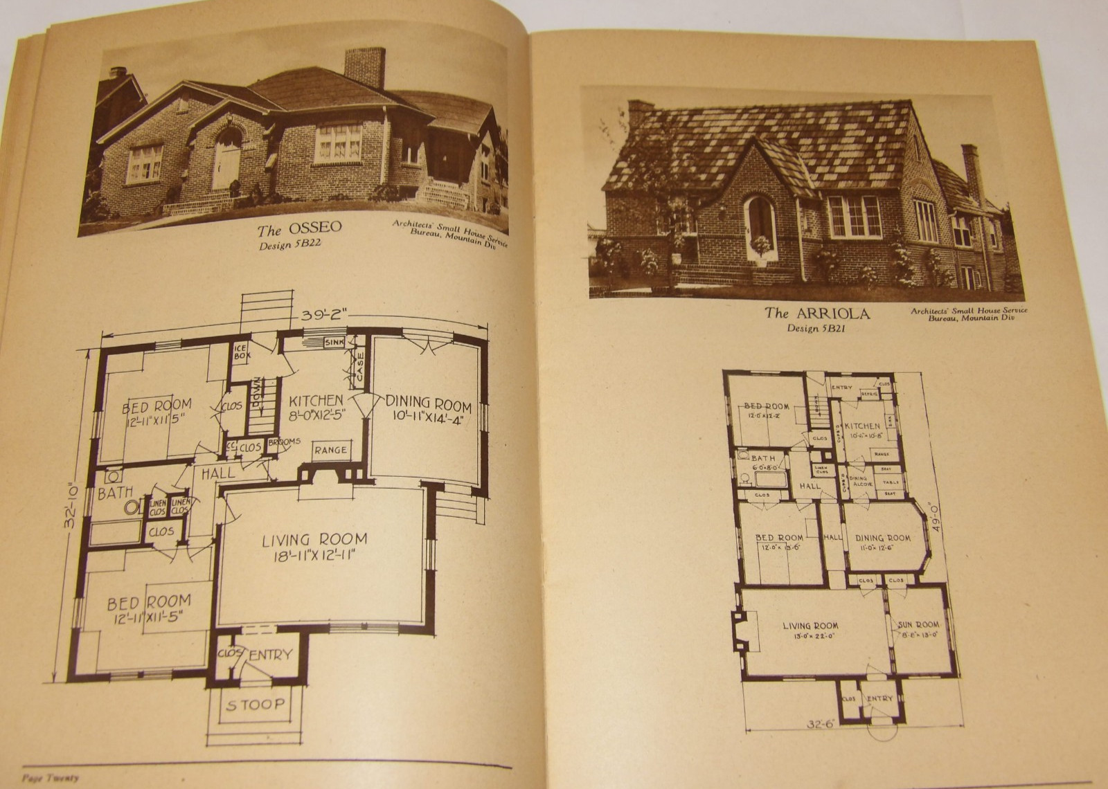 VTG 1924 ’62 BRICK HOMES YOU CAN AFFORD’ CATALOG OF HOUSE PLANS! PHOTOS/LAYOUTS!