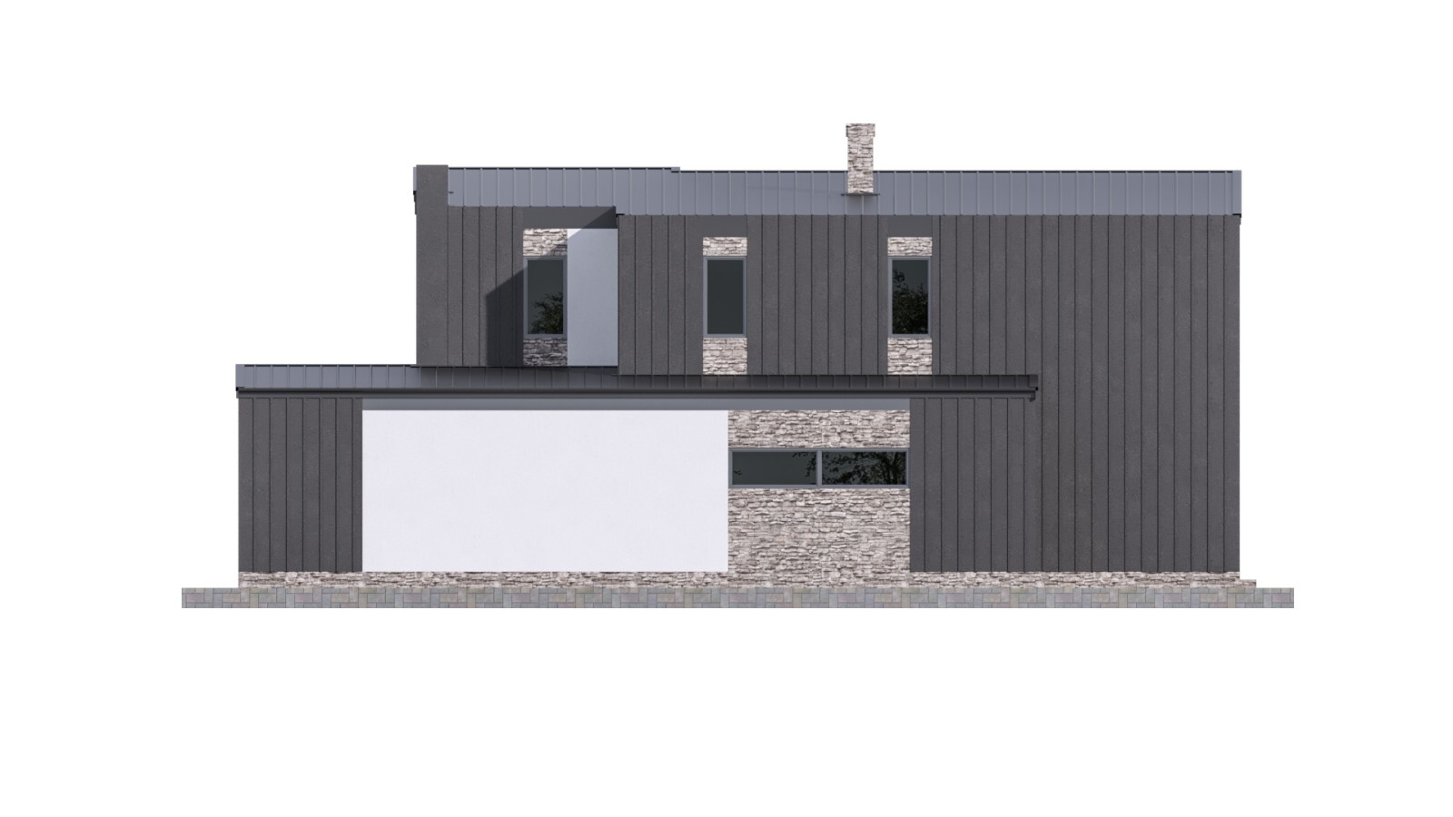 60’x60′ 3 Beds, 3.5 Baths Hi-tech Style Architectural Build Plans PDF.