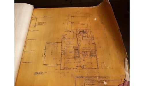 Architectural Drawings Haddonfield NJ Addition 1970s Thomas J Carroll Blueprints