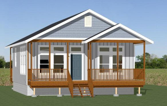 28×30 House — 1 Bedroom 1 Bath — PDF Floor Plan — 840 sq ft — Model 1A