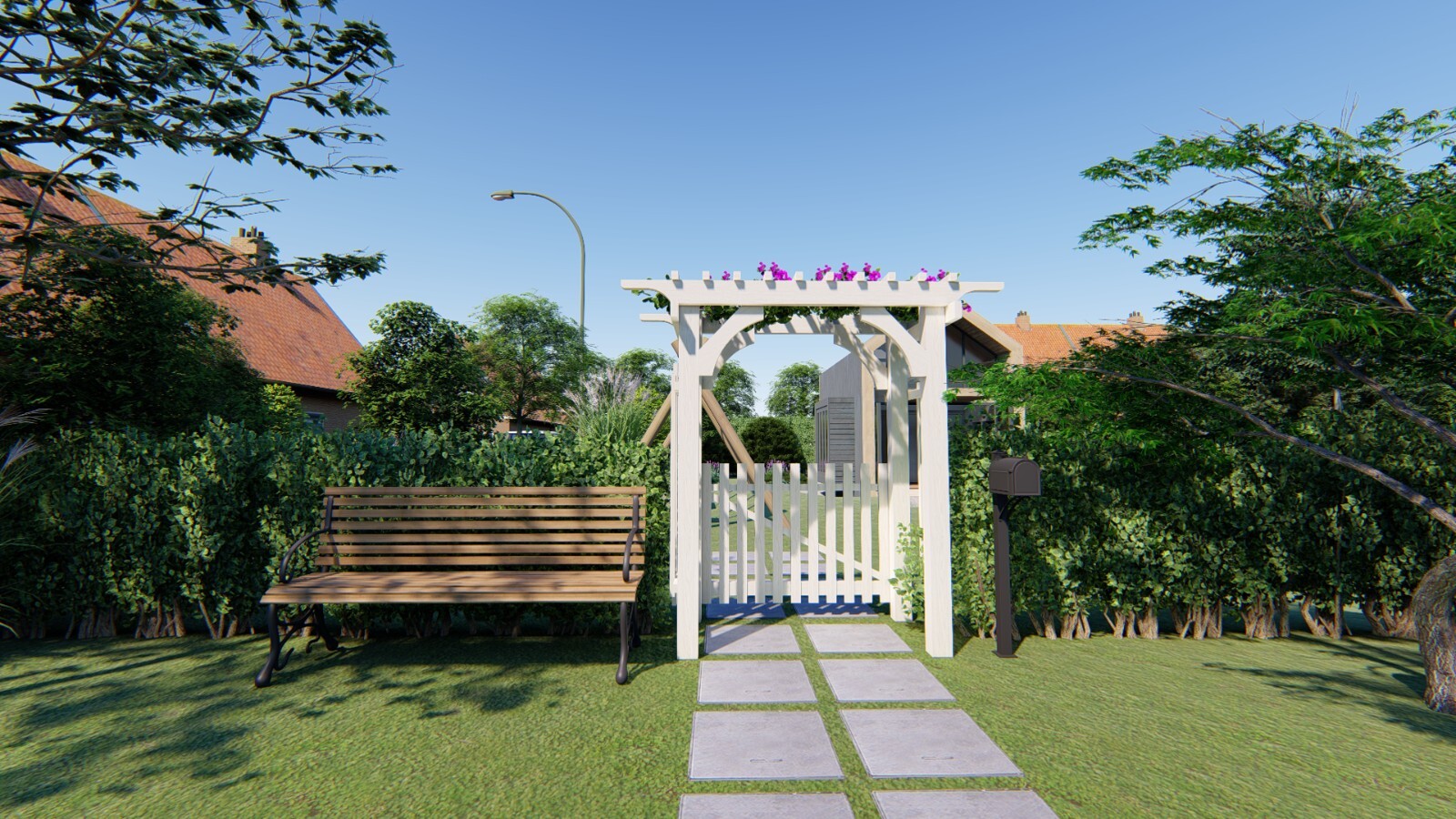 5 Models Garden Pergola Arch | Backyard Design | SketchUp | Mee Studio