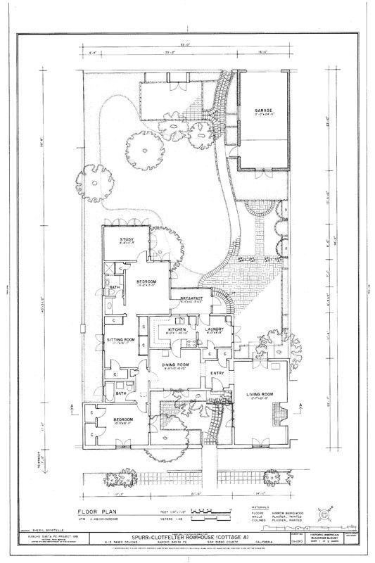 6 beautiful Southwest style home plans from the 1920s by Architect Lillian Rice