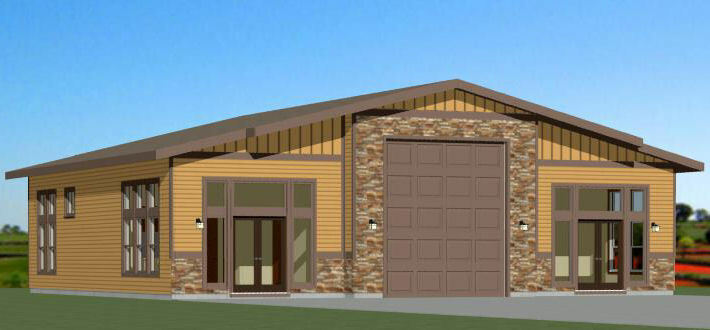 50×48 1-RV Garage 1 Br 1 Ba – PDF FloorPlan – 2,274 sqft – Model 5A