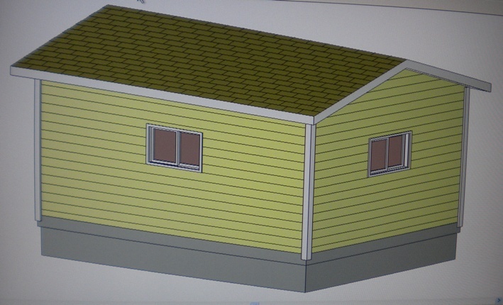 PERMIT READY 12′ X 16′ GARAGE PLAN DRAWN TO SCALE BLUEPRINTS AND MATERIALS LIST