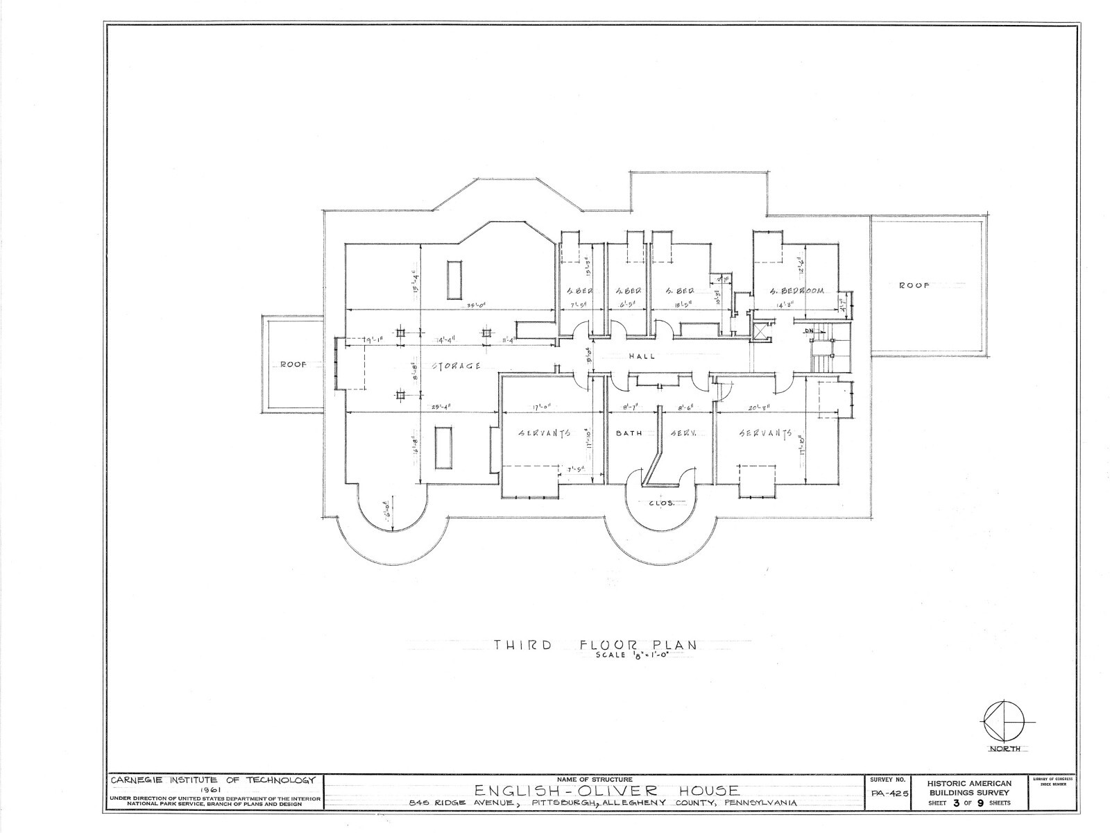 Historic house plans, Victorian Romanesque Mansion, architectural drawings