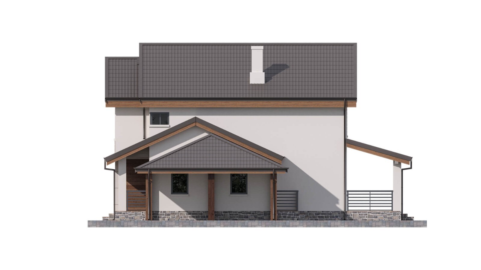 40’x45’ 3 Bed, 3 Bath Modern Cottage Architectural Build Plans PDF Download.
