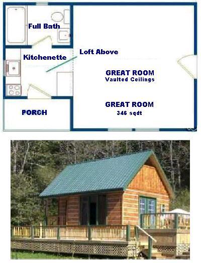 16x24WL Cabin w/Loft Plans Package, Blueprints, Material List
