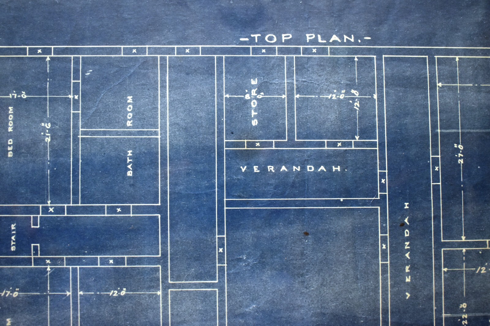 Antique Lal Bagh Palace Indore Architectural Top Plan & Lay-Out 1926 Circa Old»1