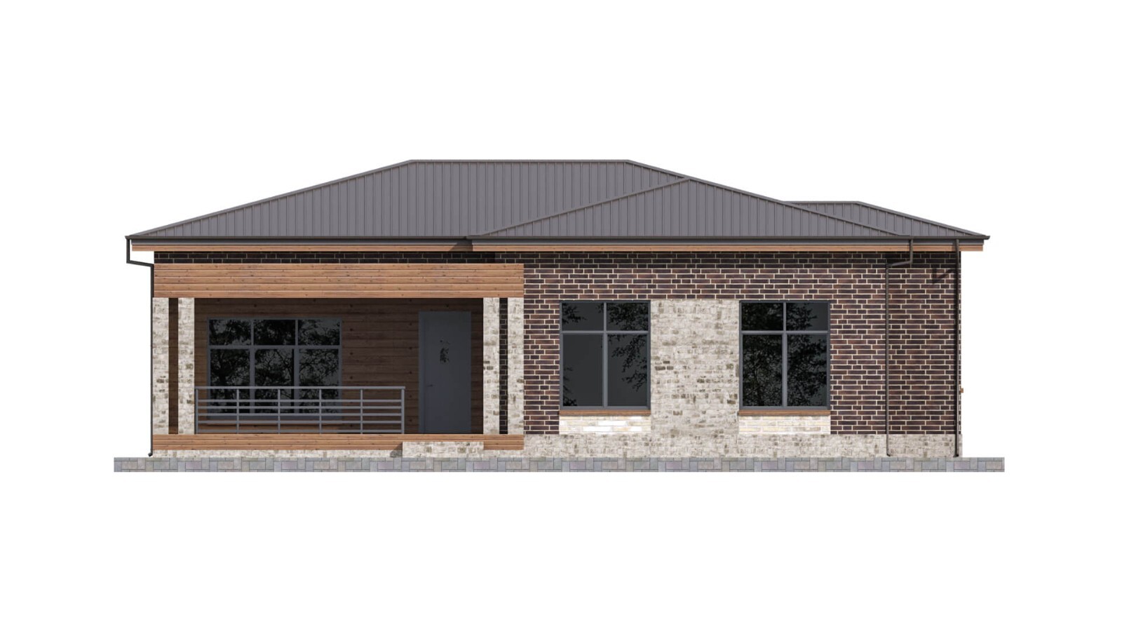 39’x49’ 3 Bed, 2 Bath Charming Single-Story House Architectural Build Plans PDF.