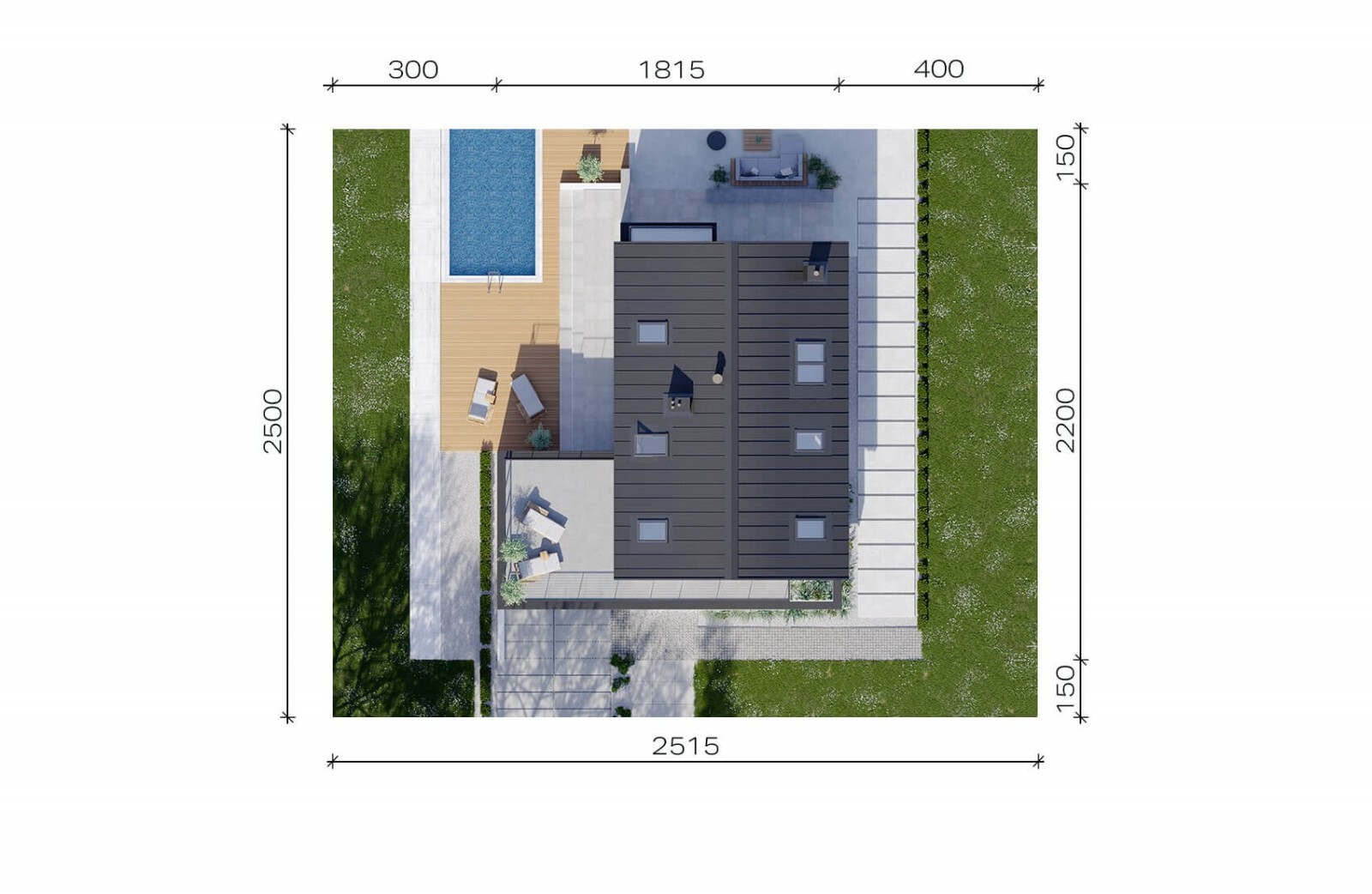 Modern House Plan, American Style House, Barndominium House, Farm House- MANİSA
