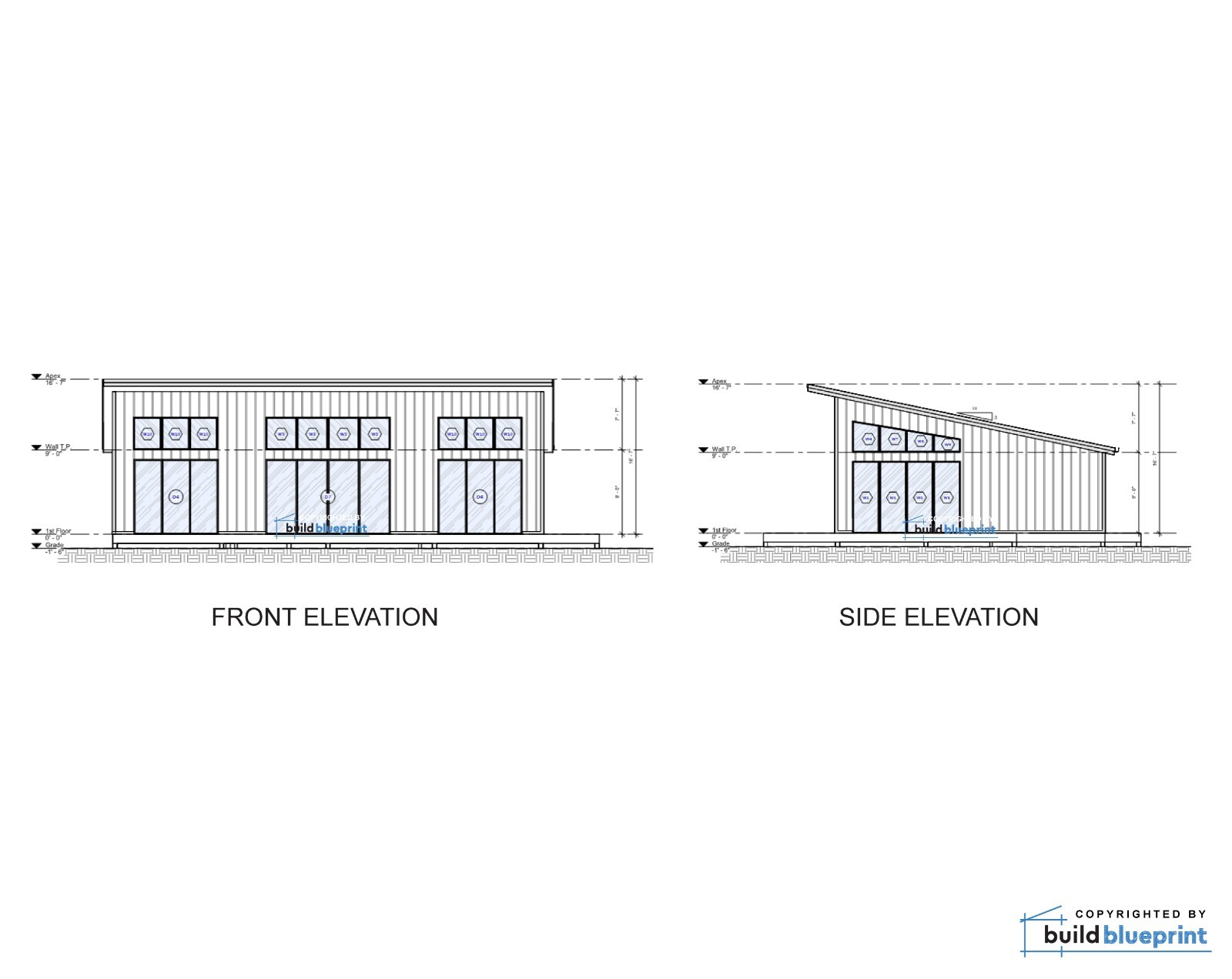 30×46 Lean Modern Cottage Custom Architectural Plans 1380SF – PDF Download