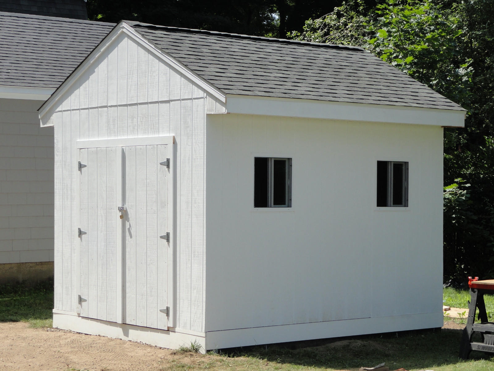 10X20 SALTBOX WOOD STORAGE GARDEN SHED PLANS 26 STYLES, GABLE GAMBREL, 8, 12, 16