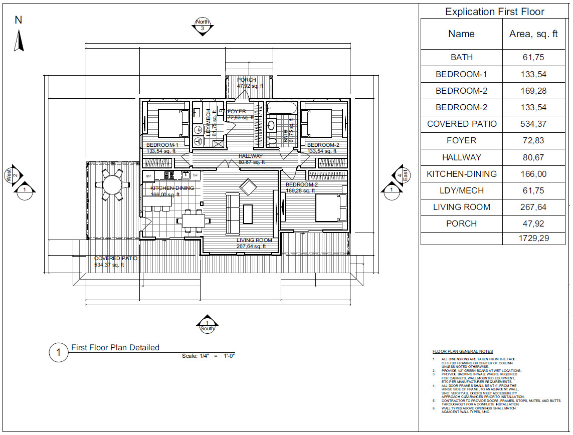 Charming backyard cabin 3 Bed, Bath Architectural Build Plans PDF Download