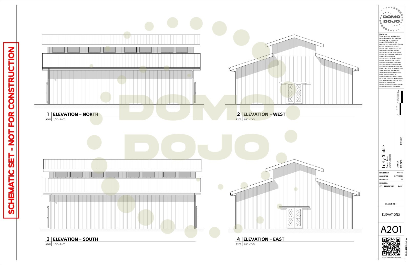 Lofty Stable Agricultural Building Plans – PDF Downloadable Blueprint