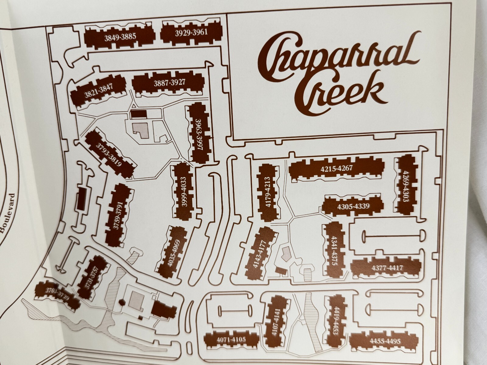 Mid Century Modern House Floor Plan Chaparral Creek 1972 suburban Las Colinas TX