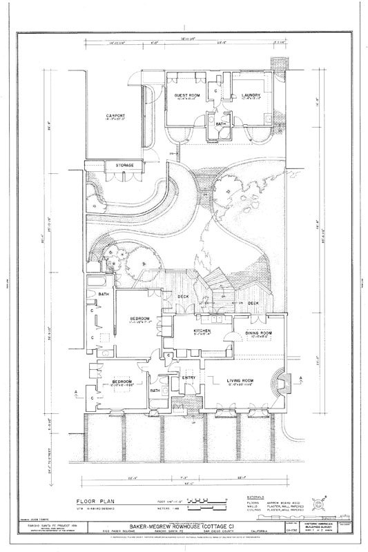 6 beautiful Southwest style home plans from the 1920s by Architect Lillian Rice