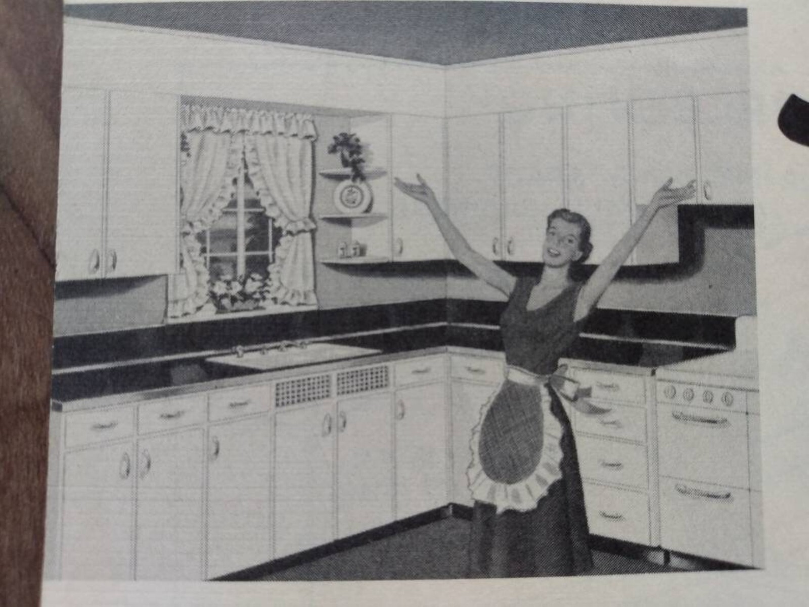 MCM Kitchen Cabinets Cupboards Construction Guide Vintage 1950s Skil Chart 105