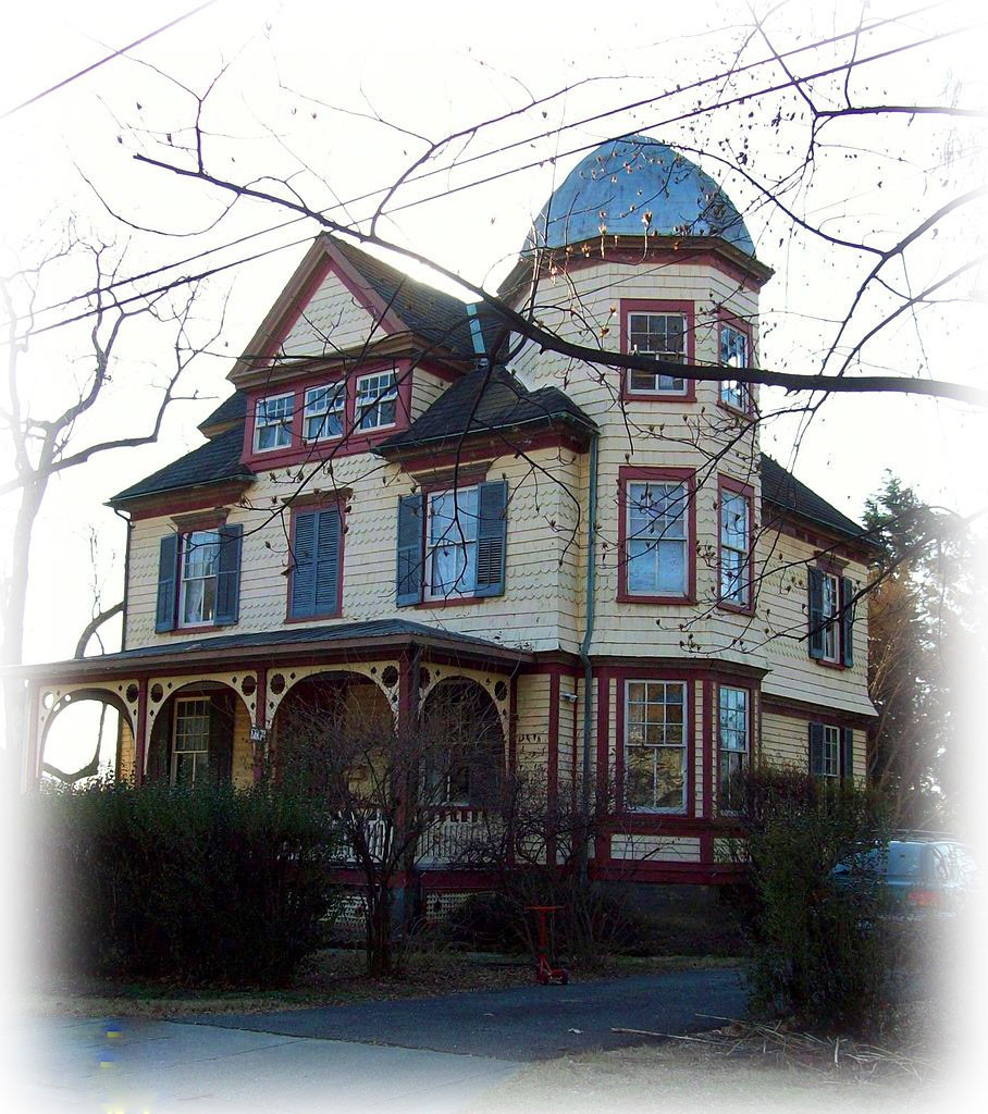 Victorian Queen Anne Style architectural home, tower, porches PRINTED PLANS