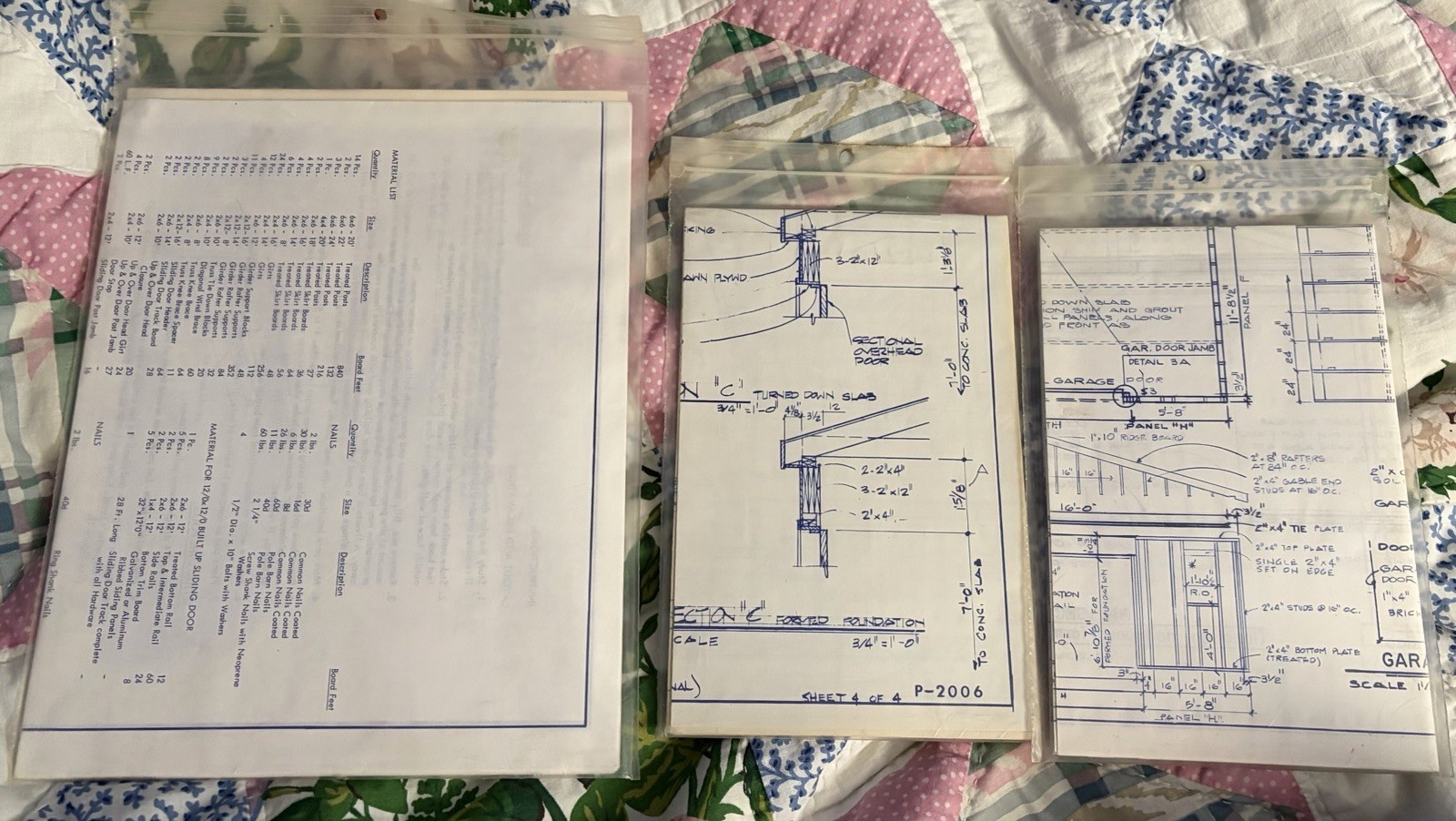 3 UCANDO Plans Work Shop Garage 2 Car & 2 1/2 Car 1994