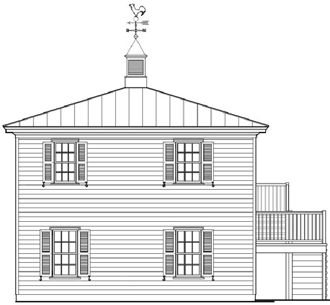 William Poole Designs Home Plans Saturday Morning Hangout Detatched Garage