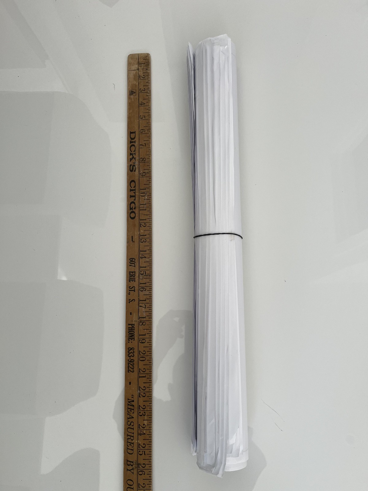 Set of Five (5) Three Page Architectural Drawings of Basement Plans Foundation