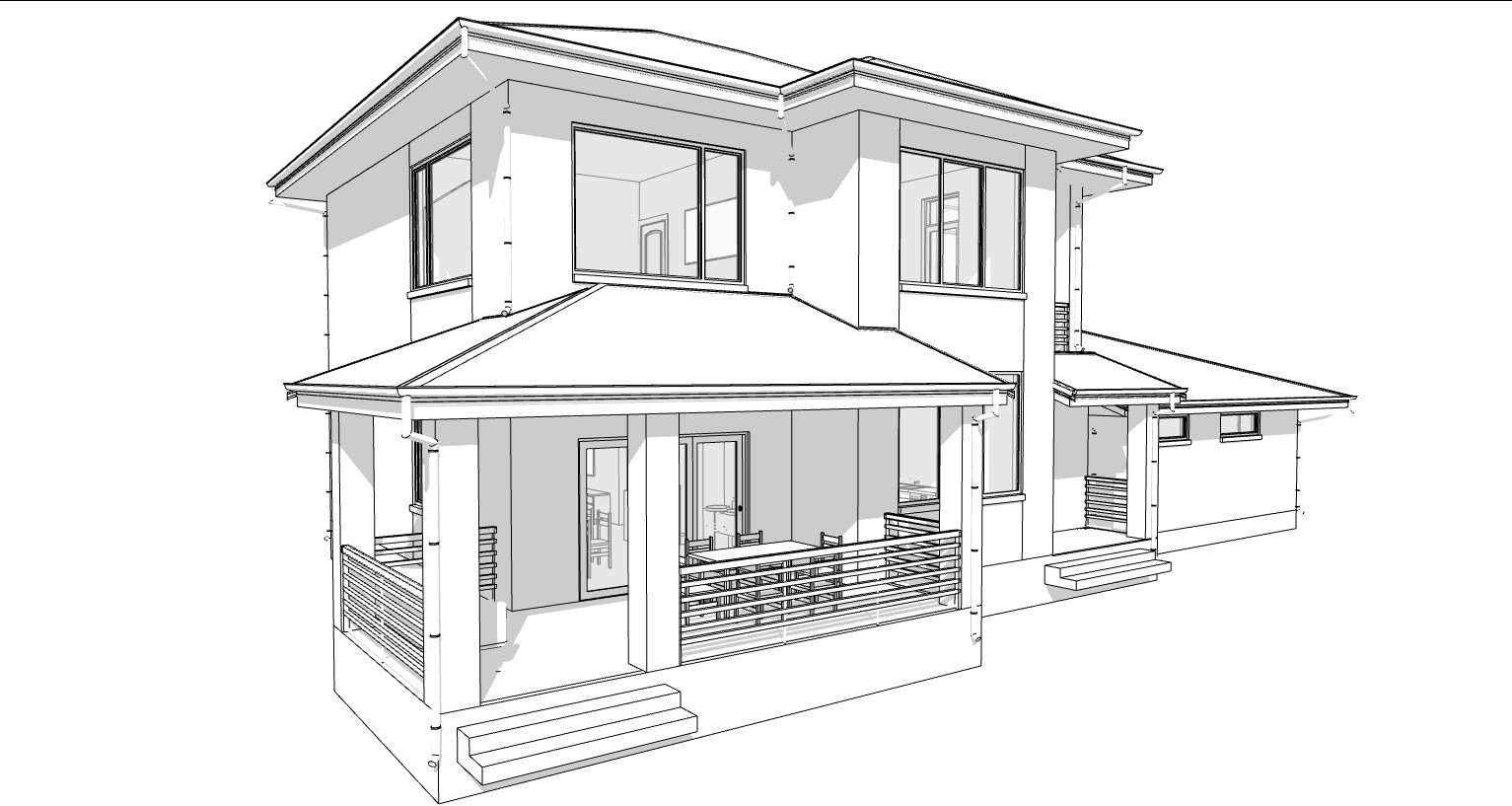 72’x42’ 3 Beds, 2 Baths Elegant Cottage Architectural Build Plans PDF Download.