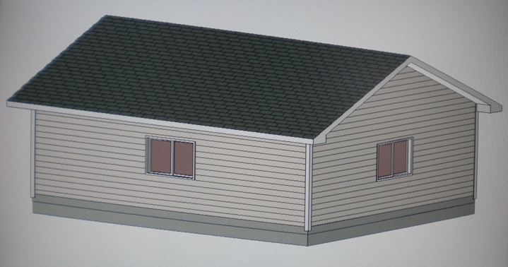 PERMIT READY 20′ x 24′ GARAGE PLAN DRAWN TO SCALE BLUEPRINTS AND MATERIALS LIST