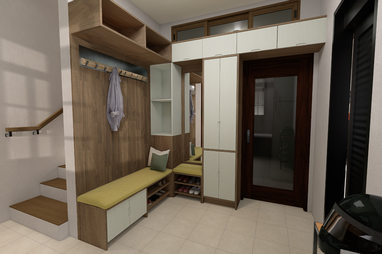 1-Bed Garage Apartment Building Plan 8,5 x 10 Meters
