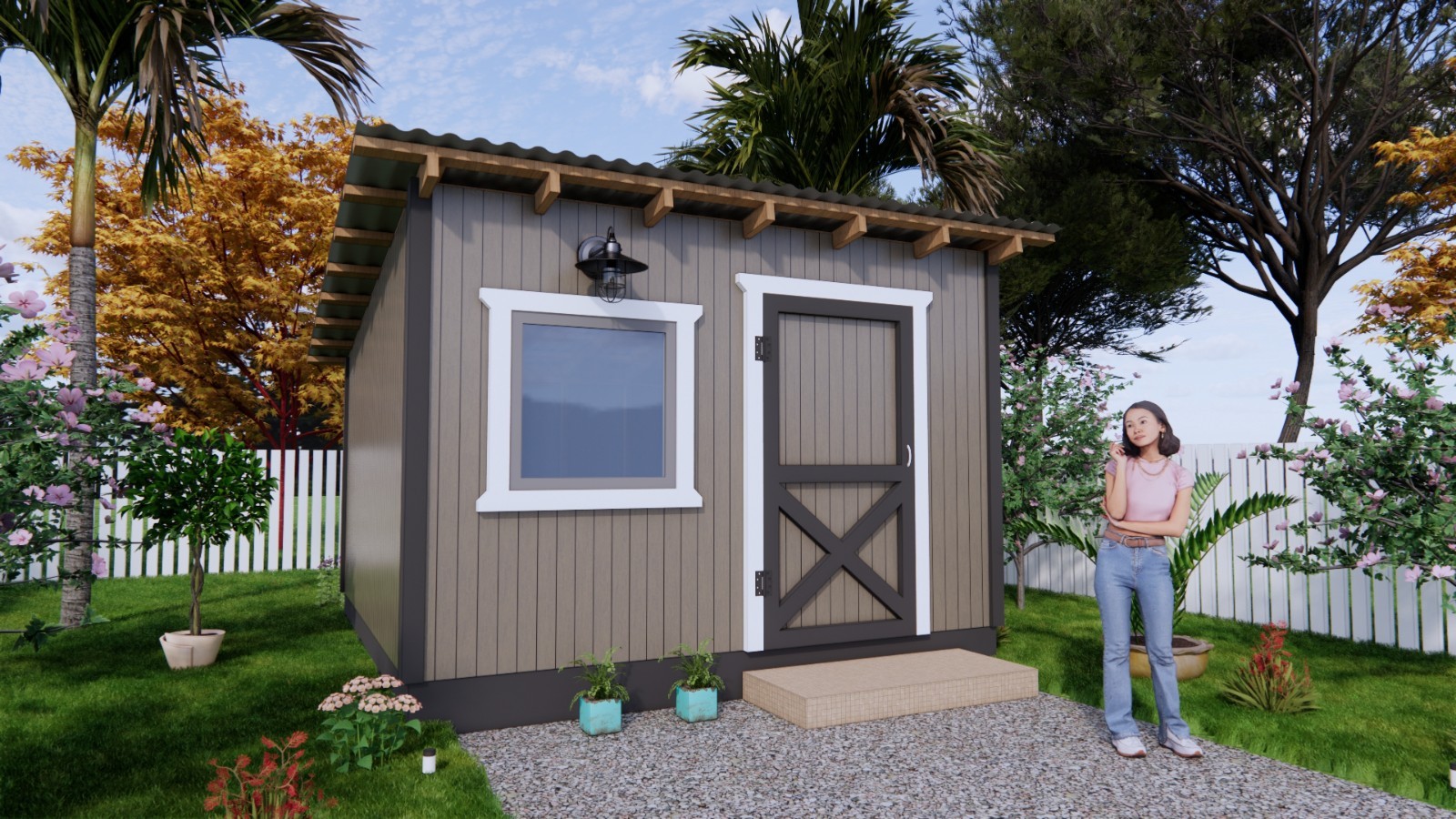 12×12 Learn to Shed Plans (Material List PDF & A4 Hard Copy Ship to your home)