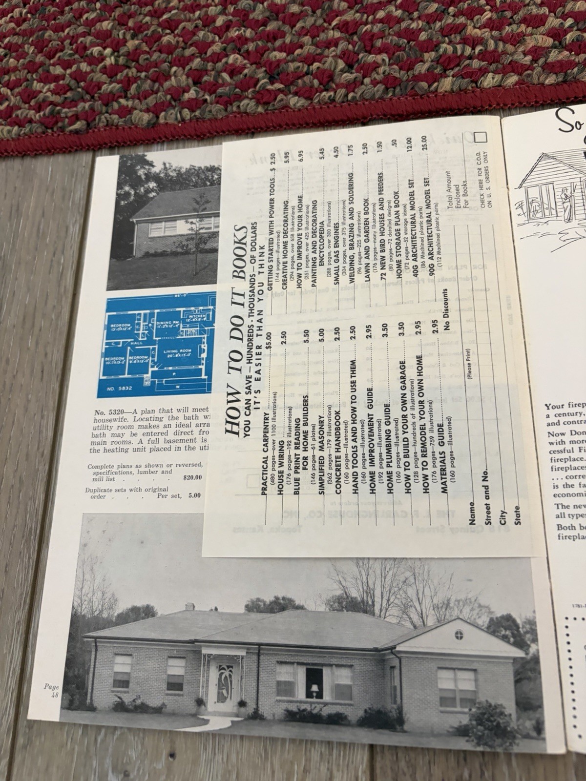 MCM Mid-Century Homes Designs 1960/70s Catalog Garlinghouse 48 Pages House Plans