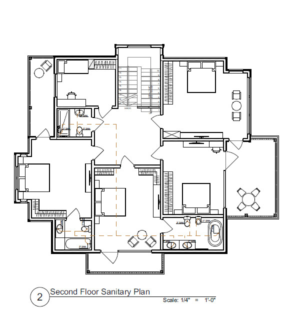 5 Beds, 5 Baths Beautiful Home Architectural Build Plans PDF Download
