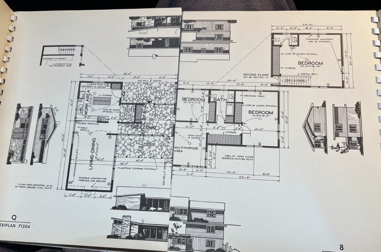 Contemporary Farmhouses Flexiplan 71204 Home Building Patterns University of IL