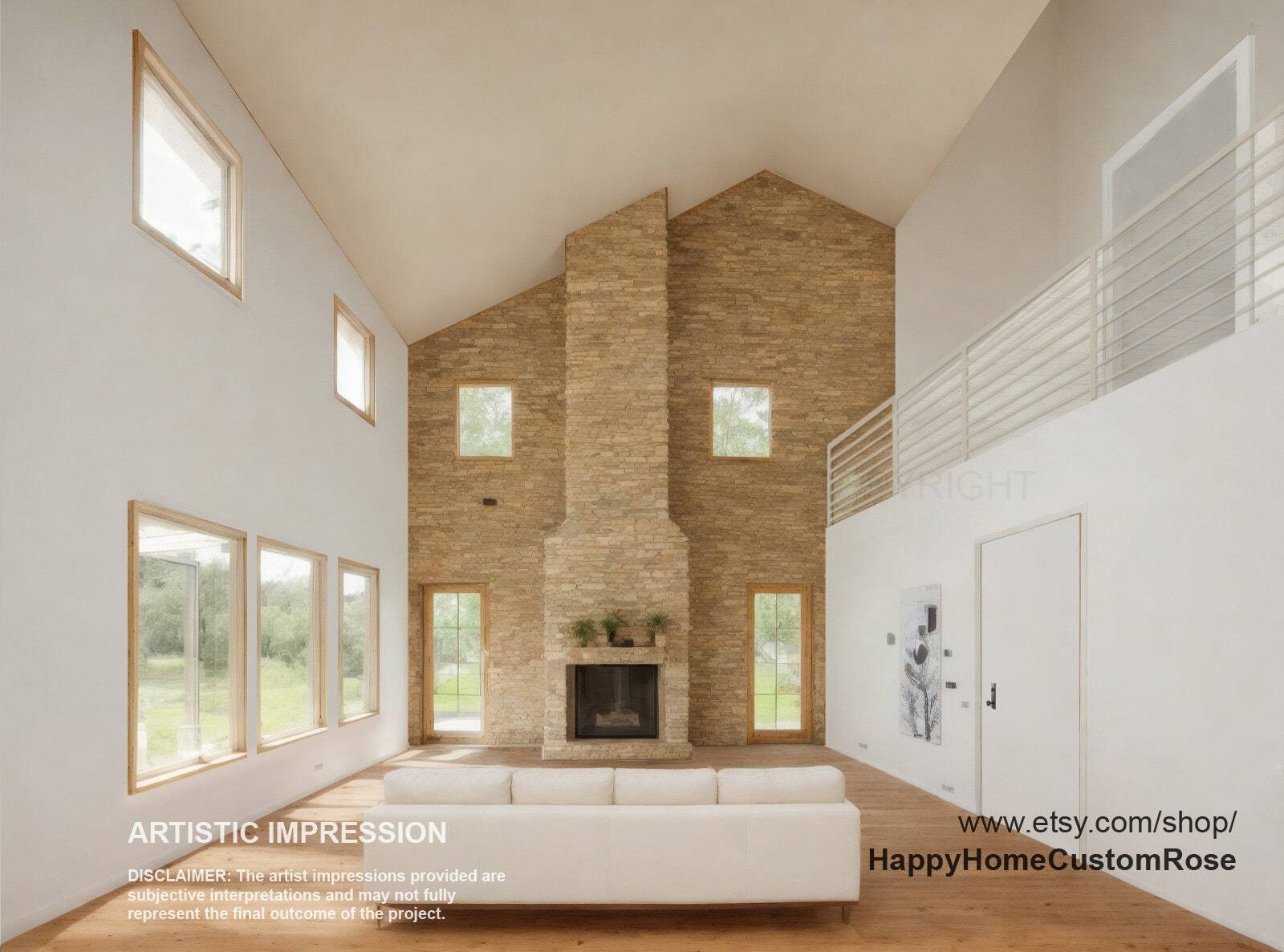Farmhouse Barndo House Plan – 68×38, 3 Bed 3 Bath with 2-Car + RV Garage – Moder