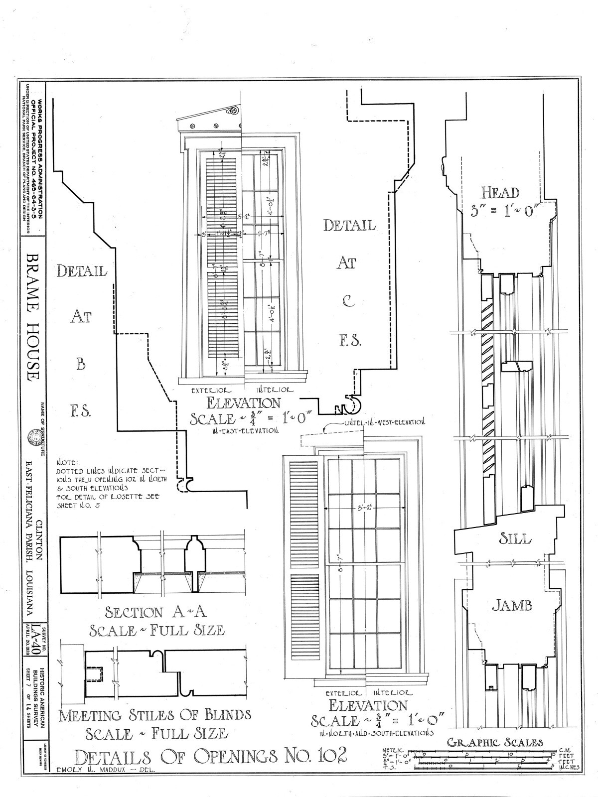 Architectural House Plans, Southern Style Antebellum country home w/ cottage