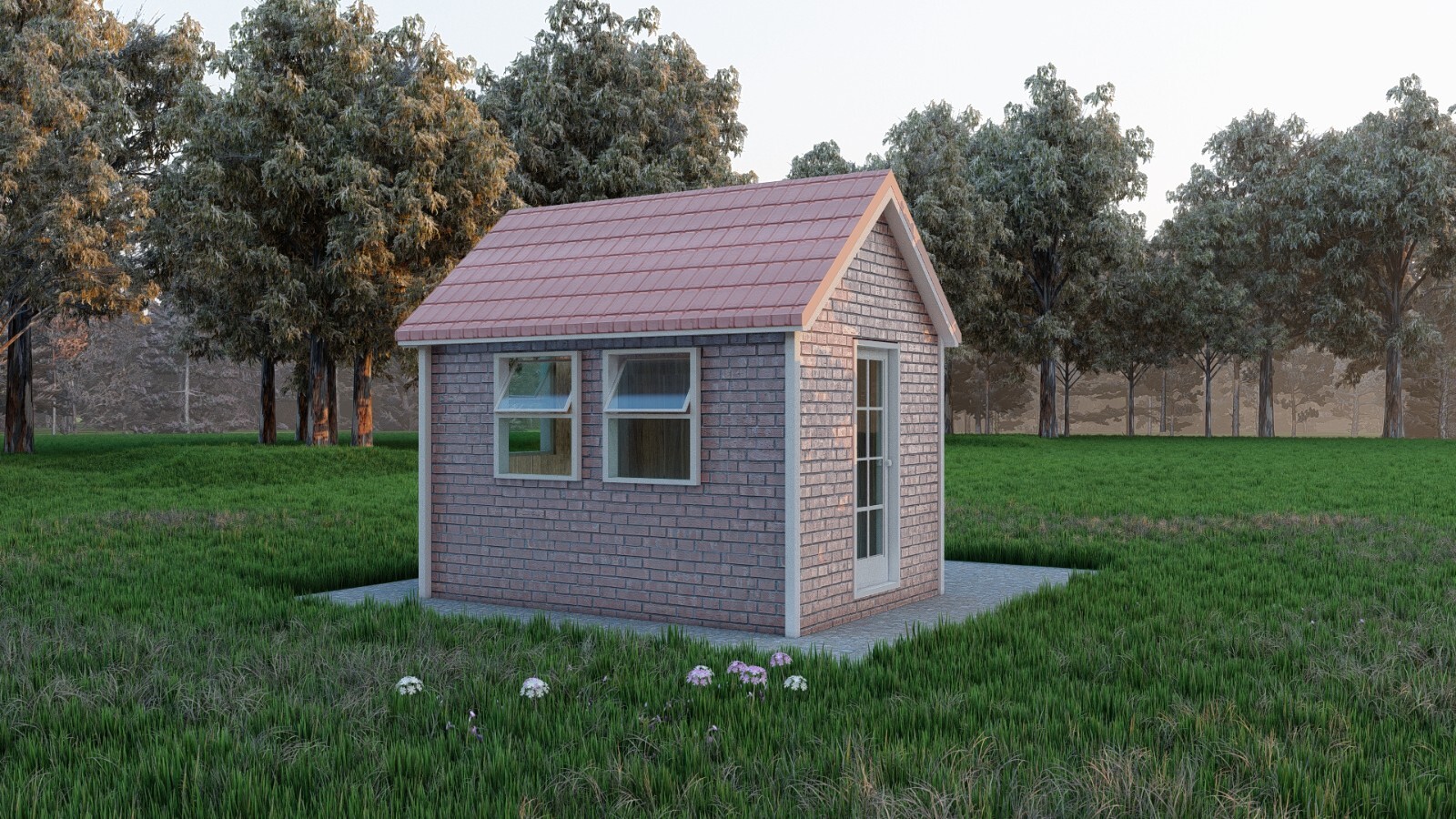 Building Plans for 8′ x 12′ Tiny Home – 96 sqft Area, Framing & Sheathing Detail