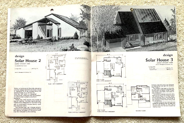 CONTEMPORARY HOME PLANS INCLUDING ENERGY EFFICIENT SOLAR DESIGNS – SC VG