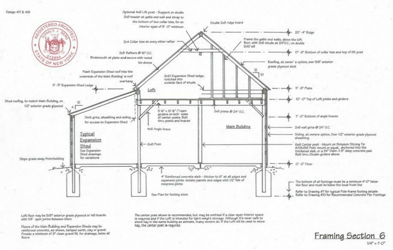 27 Small Farm Barn Designs – Complete Pole-Barn Building Plans (B-11)