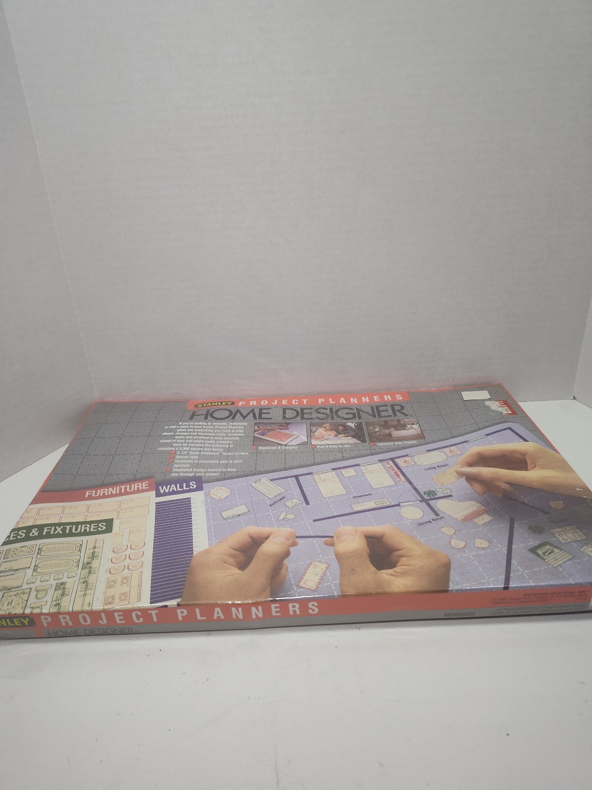 Vintage 1988 Stanley Project Planners Home Designer Sealed Scale Gridboard Kit
