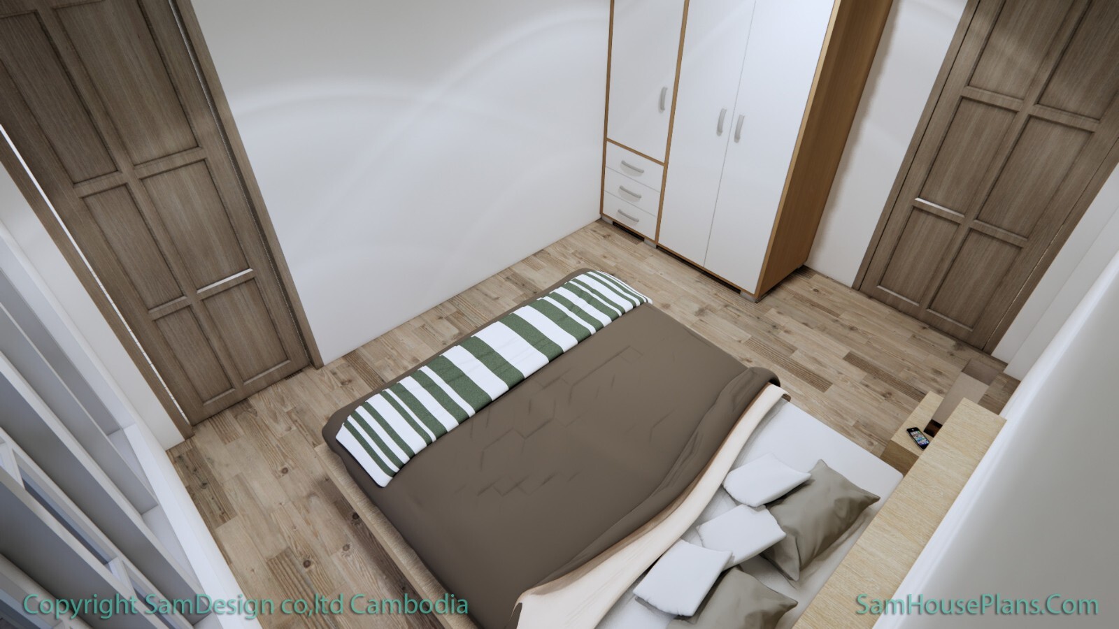 33×53 Feet House Design Plans 10×16 Meter 4 Beds 5 Baths Terrace (A4 Hard Copy)