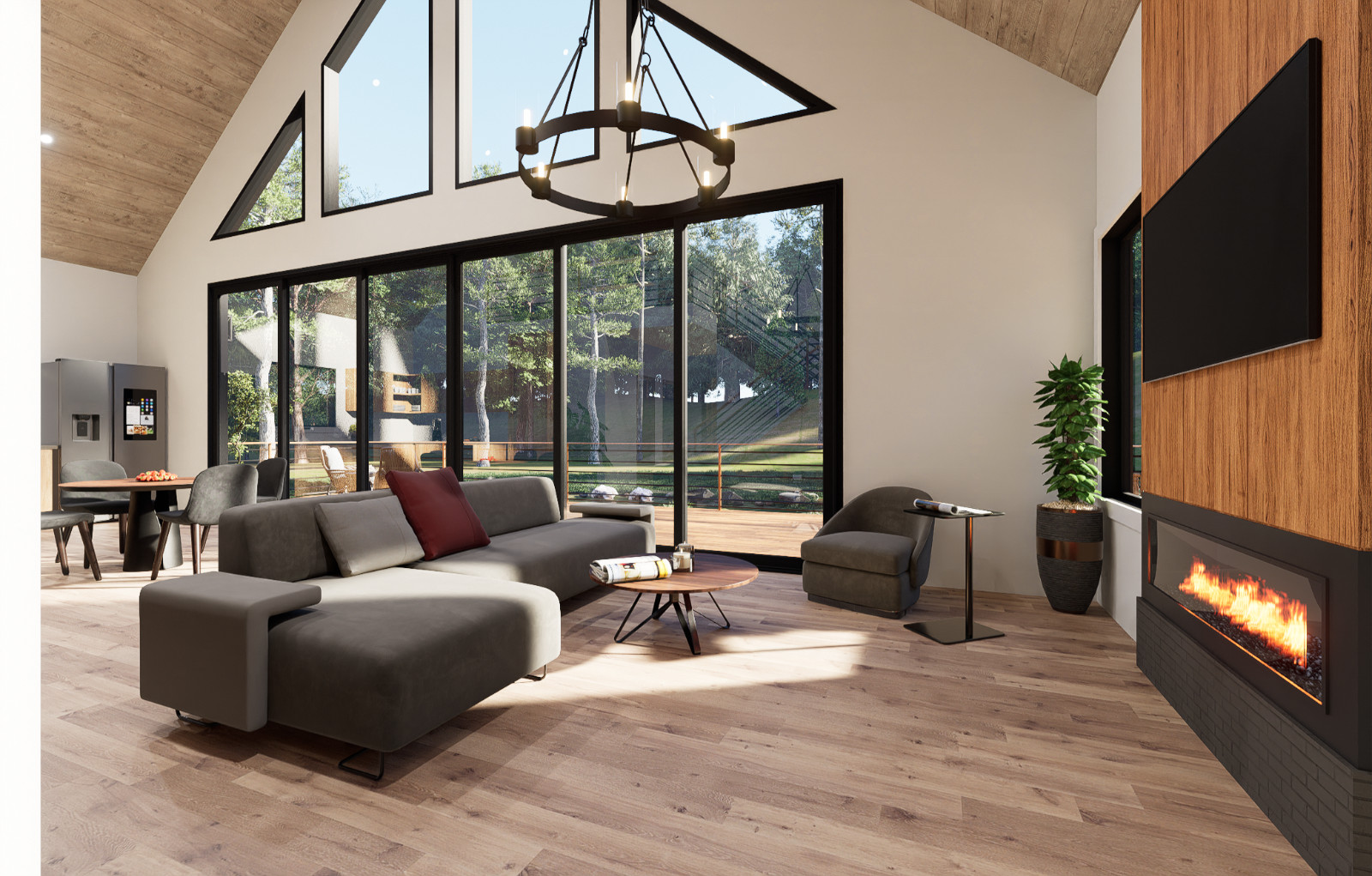 Modern 35′ x 35′ Hilltop Hideout Architectural Plans – PDF Download