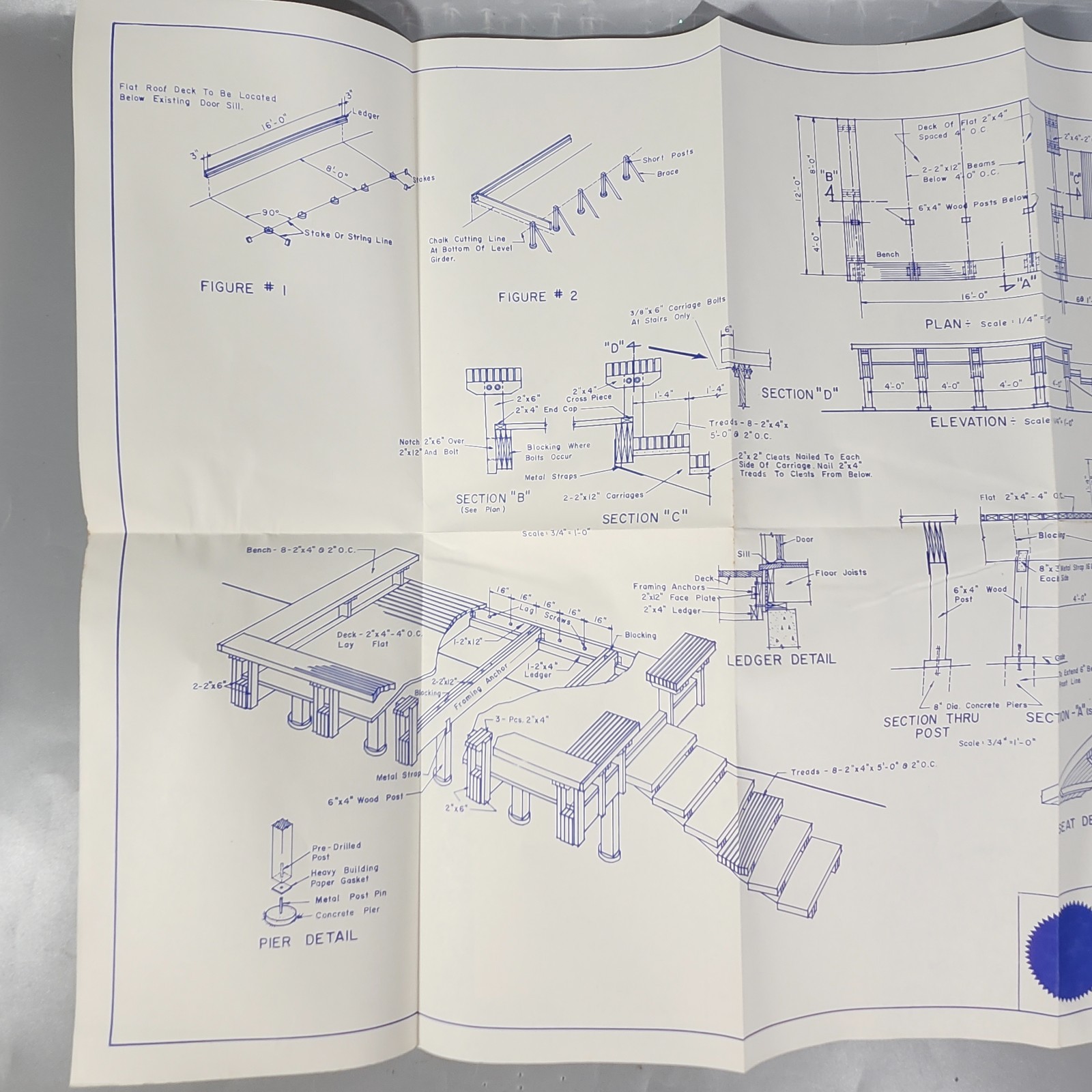 National Plan Service DIY Build Yourself Design 6 Blueprint Lot Home Improvement