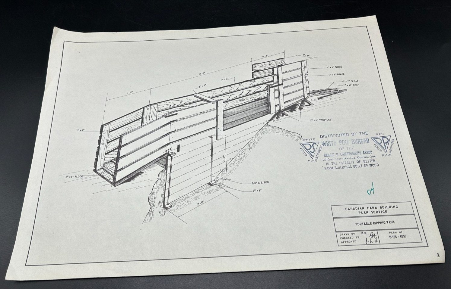 Plans for Farm Buildings – White Pine Bureau – Canadian Lumberman’s Assoc.