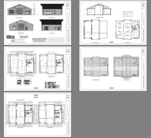 50×42 1-Car 1-RV Garage 1 Br 1 Ba – PDF FloorPlan – 1,973 sqft – Model 1D