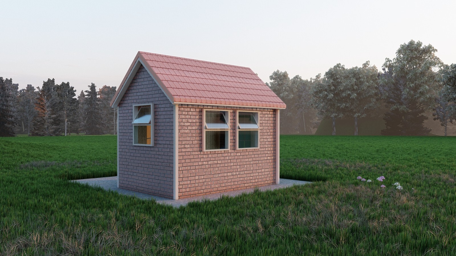 Building Plans for 8′ x 12′ Tiny Home – 96 sqft Area, Framing & Sheathing Detail