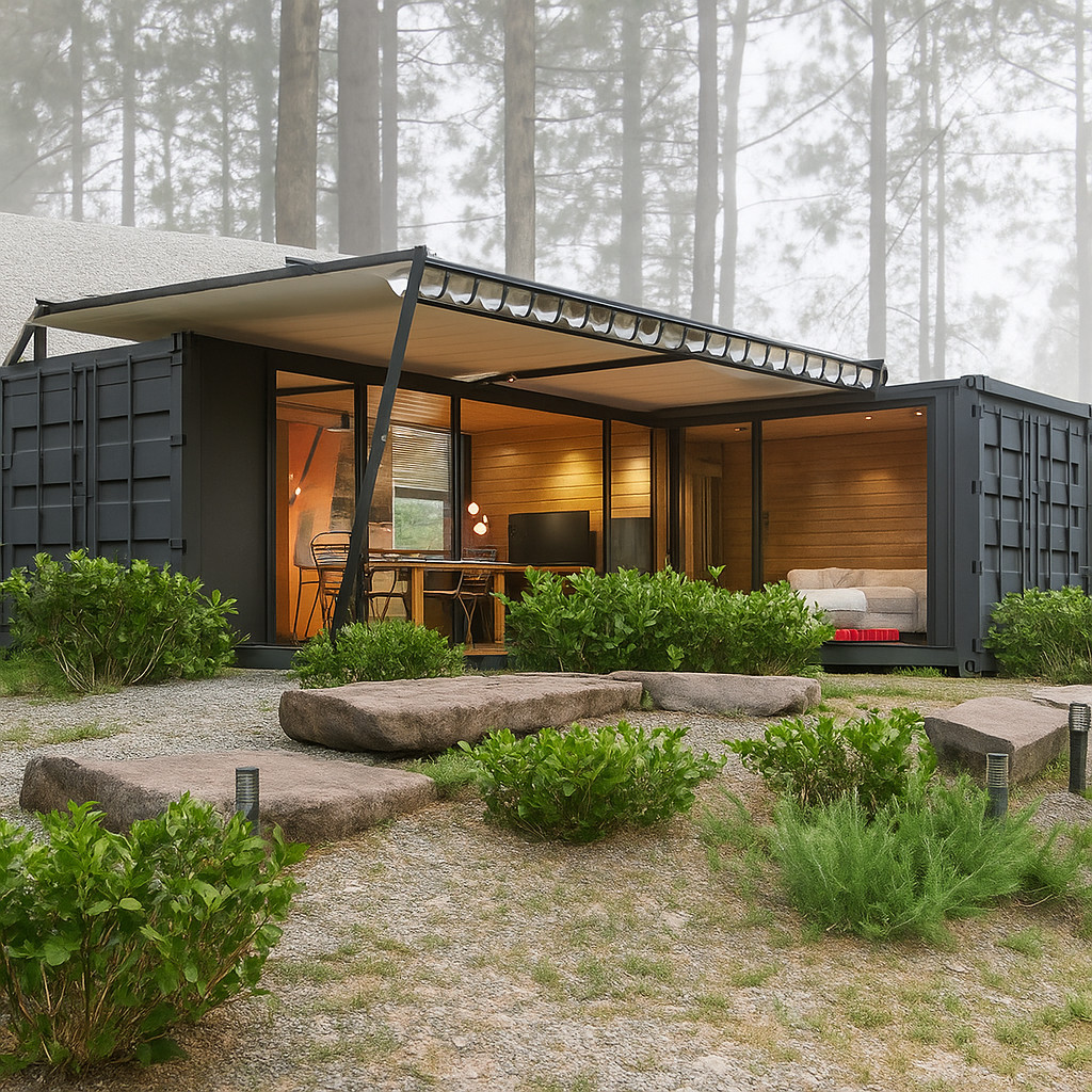 Container house plans – 1 bedroom – 1 bathroom – Digital PDF File