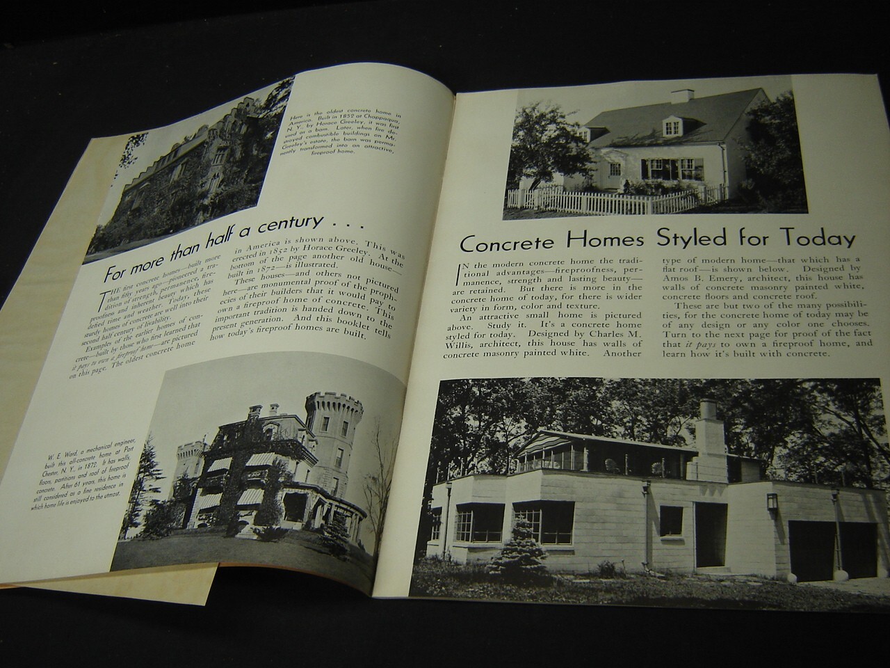 Here’s How Its Built Portland Cement Concrete Home Brochure 1934