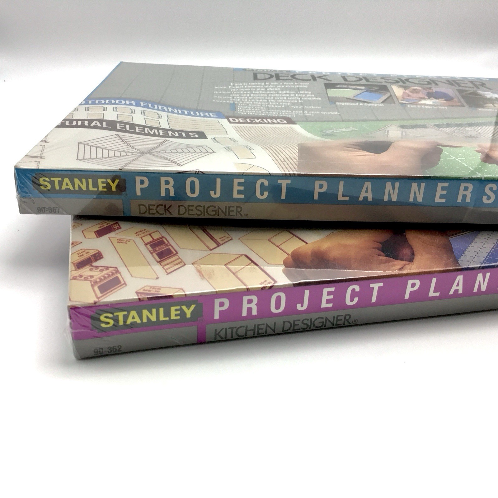 New & Sealed VTG Stanley Project Planner – Deck Designer & Kitchen Designer Pair